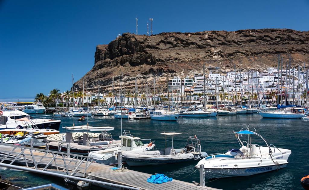 Apartamentos Las Palmeras Puerto De Mogan Exterior foto